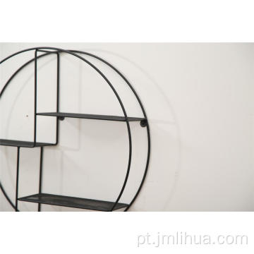 rack de armazenamento circular suspenso montado na parede